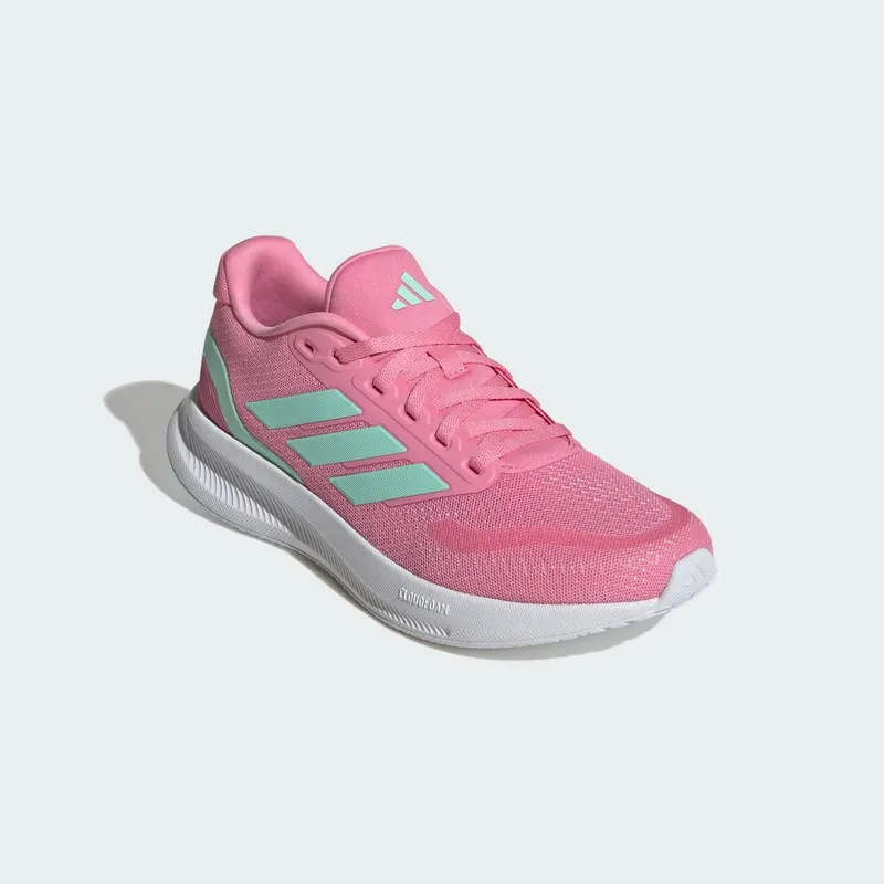 Adidas Runfalcon 5 Running Shoes Bliss Pink / Cloud White / Clear Mint (JI3978)