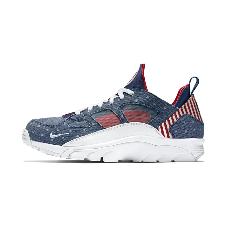 Nike AIR TRAINER HURACHE LOW QS USA “Royal Blue / Gym Red / White” (811371-416)