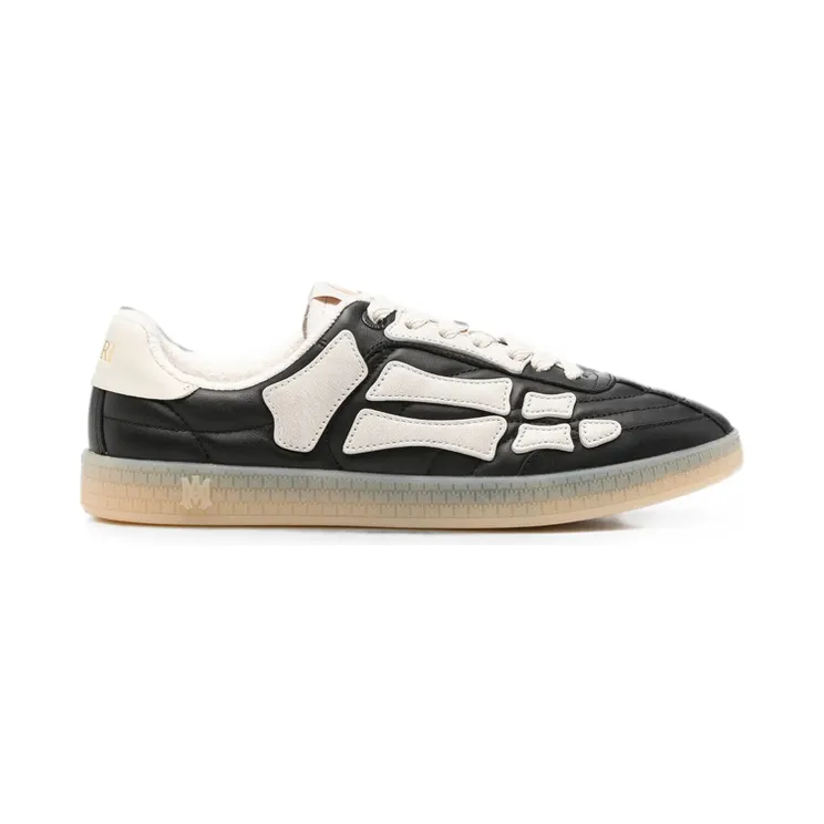 Amiri Pacific Bones Leather “Black/Neutrals” (AMSNSN1098 001)