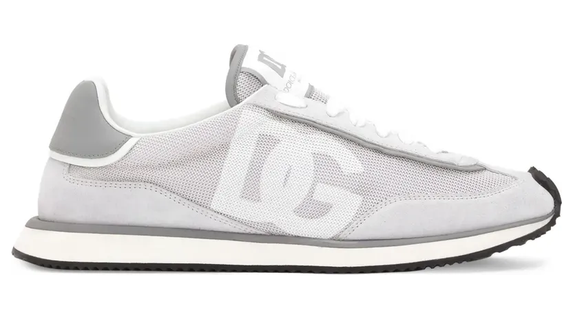 Dolce & Gabbana Dolce & Gabbana Cushion van gemixt materiaal “Grey” (CS2288A3D42)