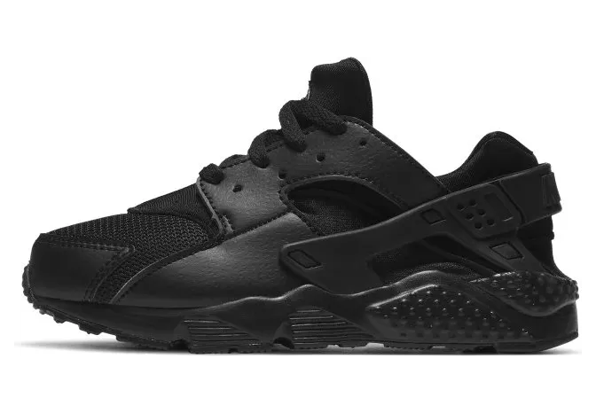 Nike Air Huarache Run Triple Black (PS)