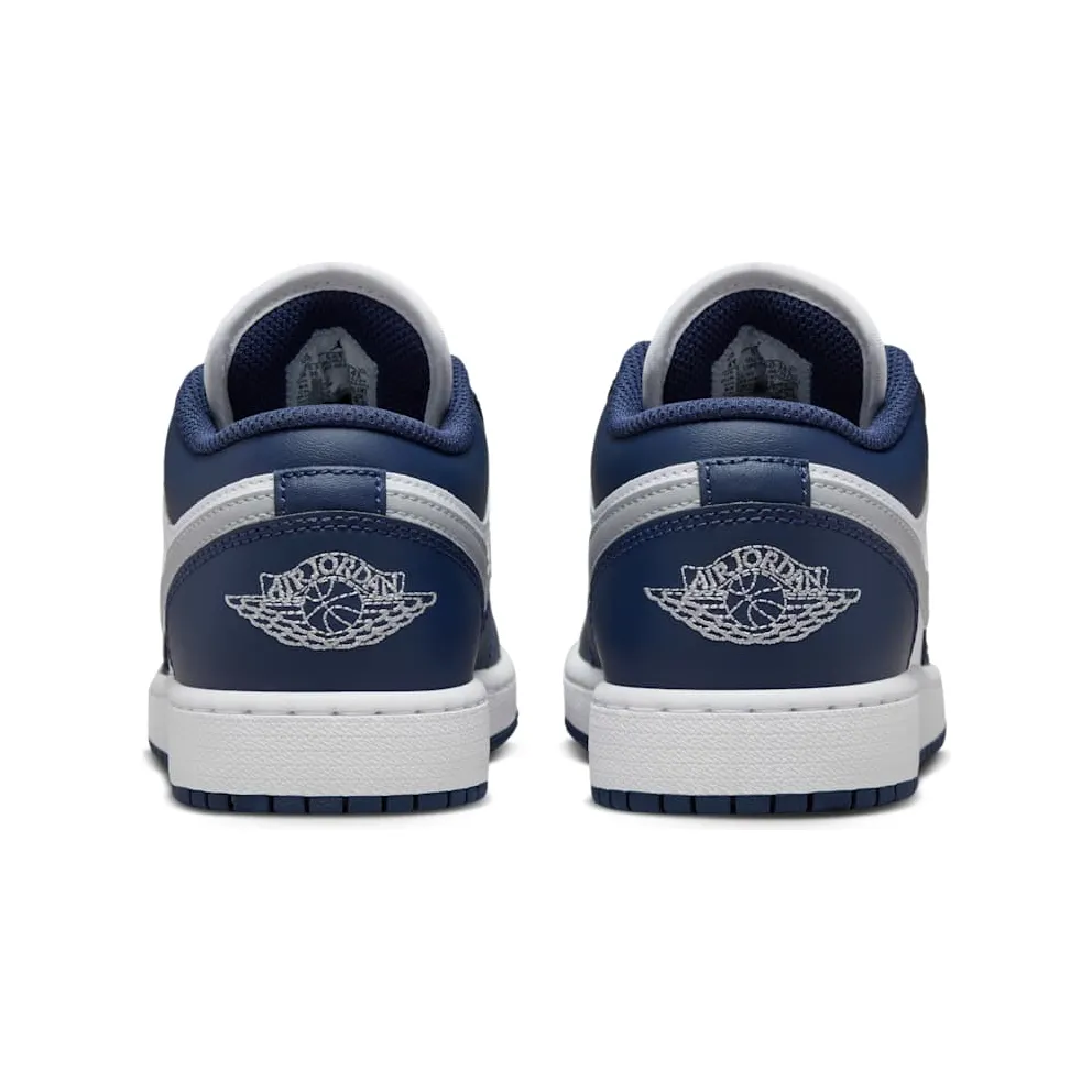 Jordan 1 Low Midnight Navy Wolf Grey (553560-141)