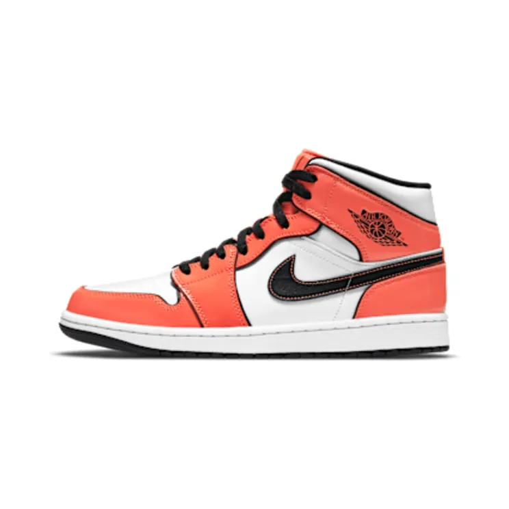 Jordan 1 Mid Turf Orange (GS) “Turf Orange / White / Black” (DD6834-802)