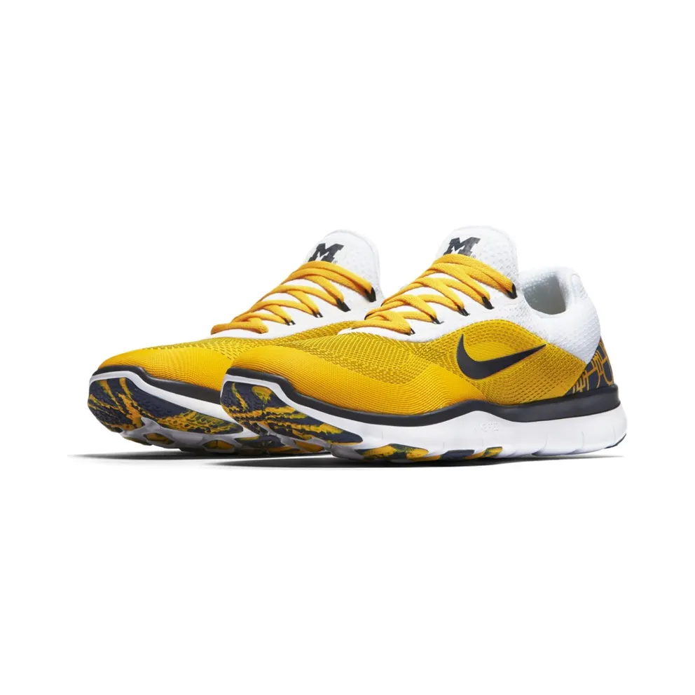 Nike Free Trainer V7 Week Zero Michigan Amarillo/College Navy-White (AA0881-700)