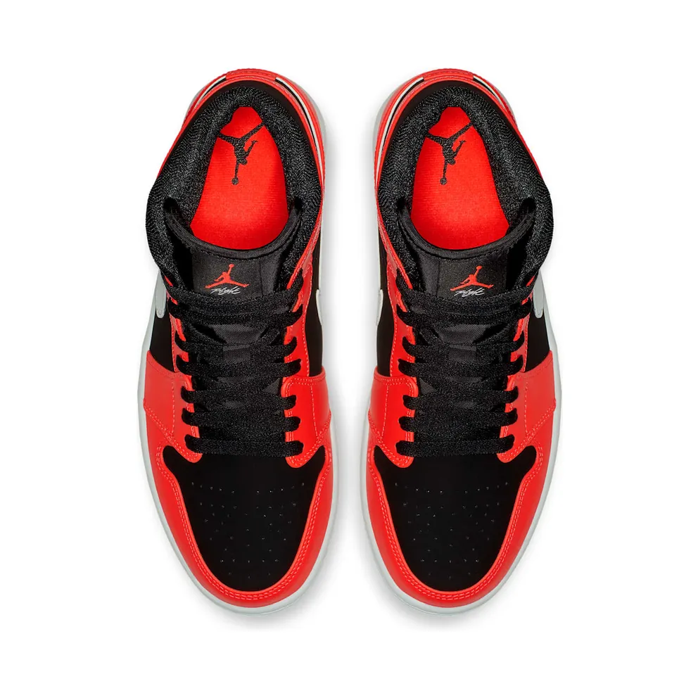 Jordan 1 Mid Infrared 23 Black/White-Infrared 23 (554724-061)