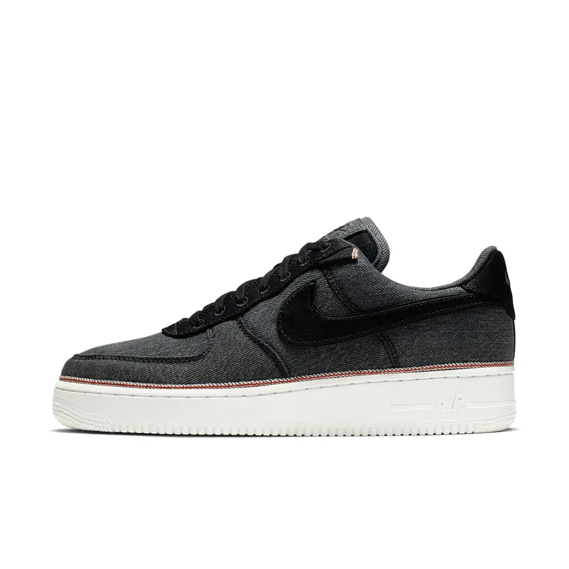 Nike x 3×1 Air Force AF 1 ‘Black Denim’ (2019) (905345-006)