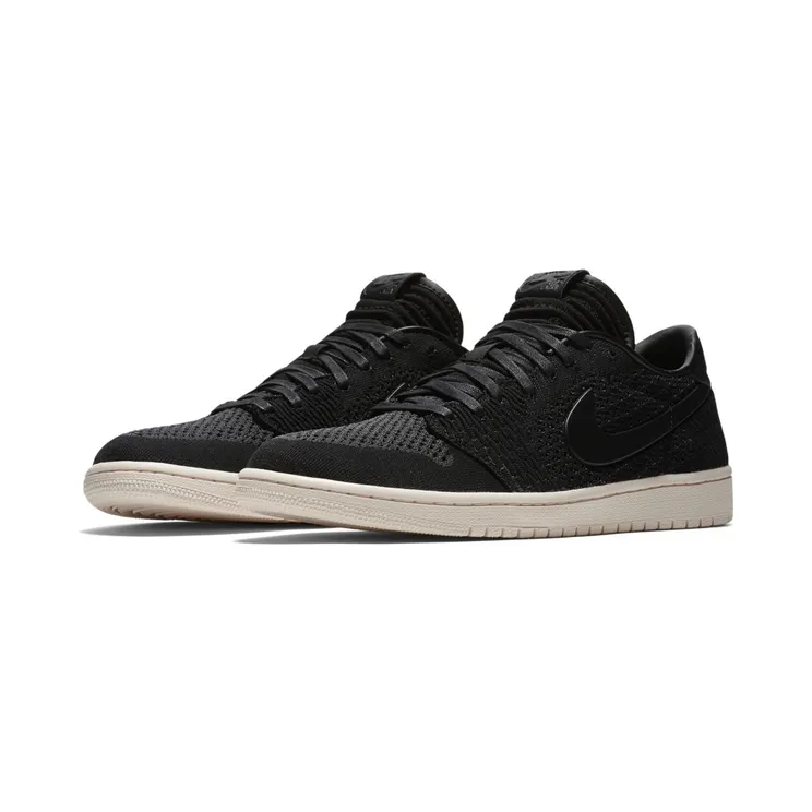 Jordan 1 Retro Low Flyknit “Black / Anthracite / Guava Ice” (AH4506-010)