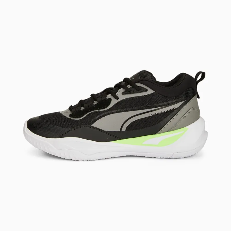 Puma Playmaker Pro Basketball Shoes Black/Green (37757216)