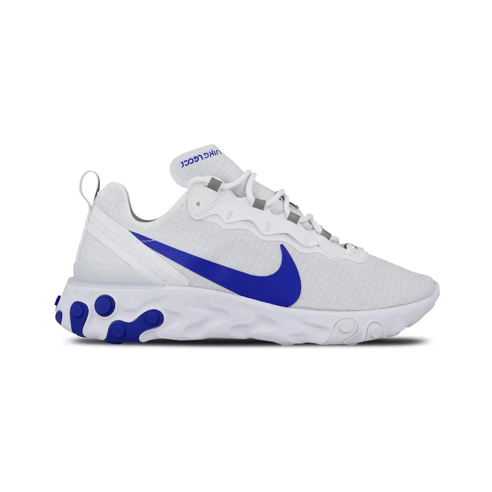 Nike React Element 55 White Game Royal (BQ6167-100)