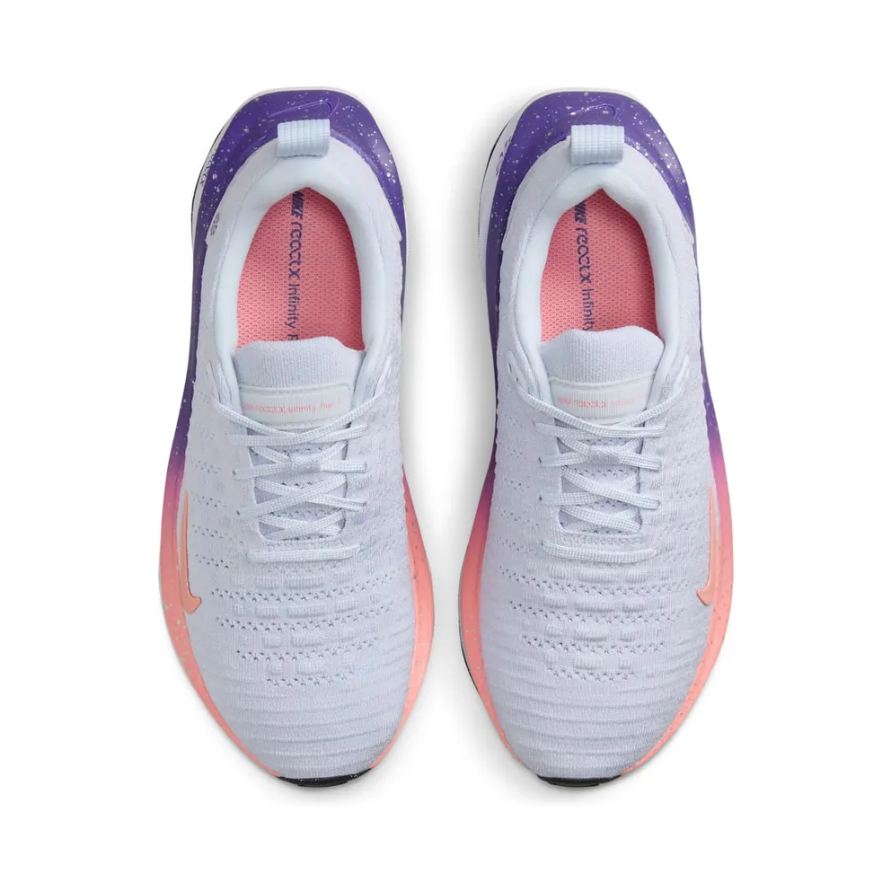 Nike ReactX Infinity Run 4 Football Grey Court Purple (FQ8777-085)
