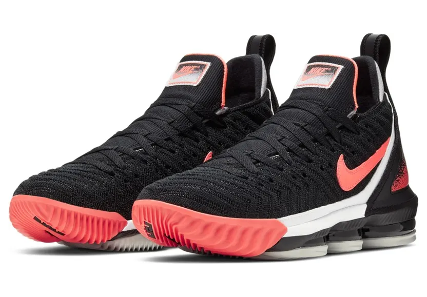 Nike LeBron 16 Black Hot Lava