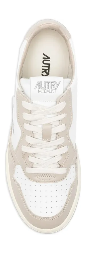 Autry Medalist Panelled Leather “White/Neutrals” (AULM WB67) (2)