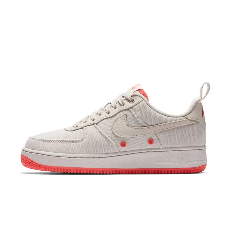 Nike Air Force 1 Low Canvas Desert Sand Desert Sand/Desert Sand-Rush Coral (579927-001)