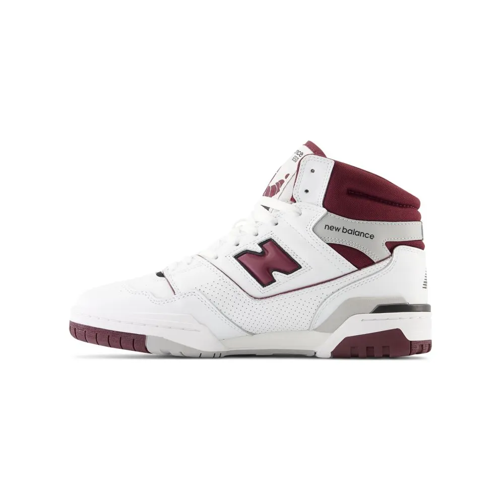 New Balance 650 White Burgundy Raincloud (BB650RCH)