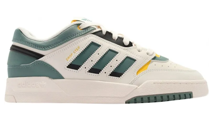 adidas Drop Step Low Chalk White Tech Emerald (GW9735)