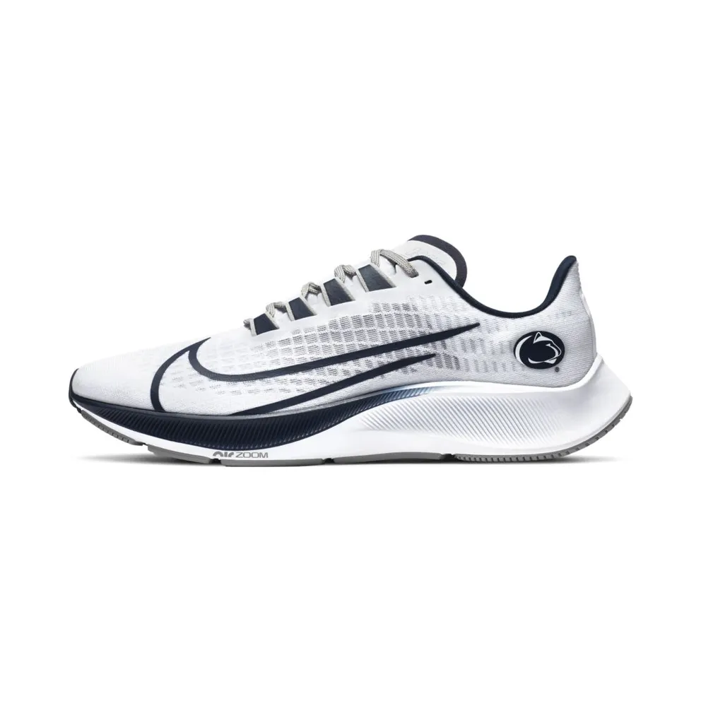 Nike Air Zoom Pegasus 37 Penn State White/Pure Platinum-Pewter Grey-College Navy (CZ5390-100)