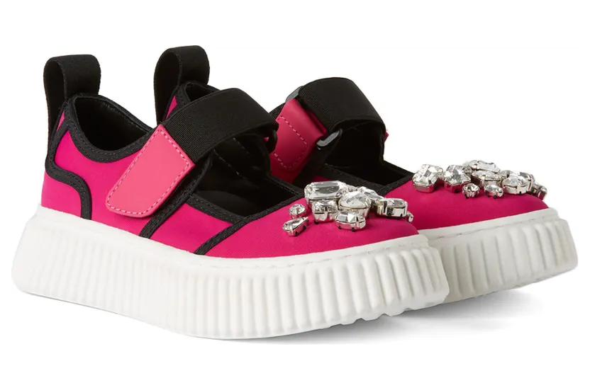 Marni Kids Green Jewel Sneakers (67882) (4)