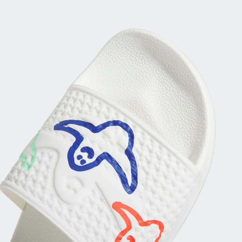 adidas Shmoofoil Slides Cloud White Bright Red Pulse Mint (HQ2034)