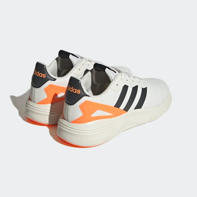 Adidas Nebzed Cloudfoam Lifestyle Running Core White / Carbon / Screaming Orange (HP7864)