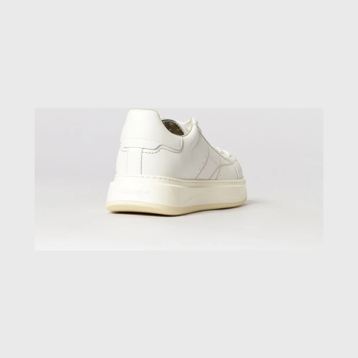 Woolrich Arrow Leather Sneakers White (WFM2610111B010) (2)