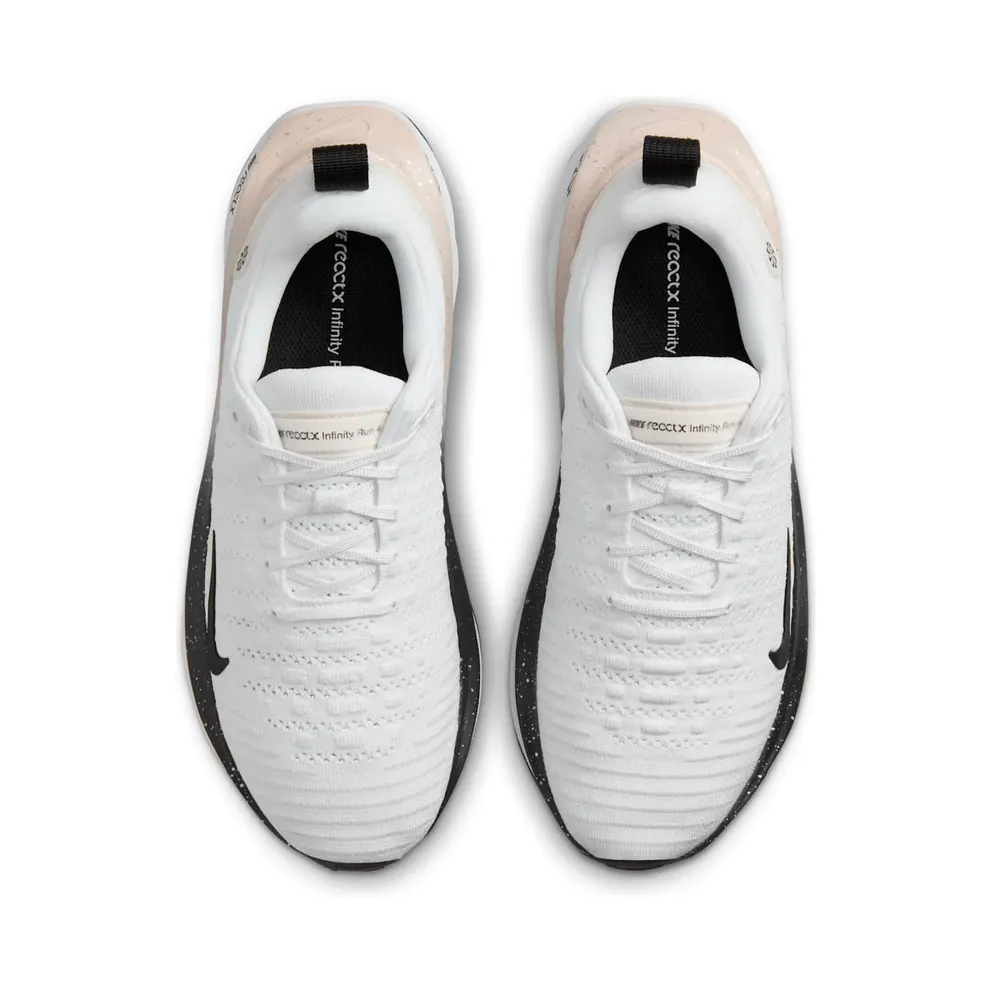 Nike React Infinity Run 4 White Platinum Tint Light Smoke Grey Black (HQ3507-100)