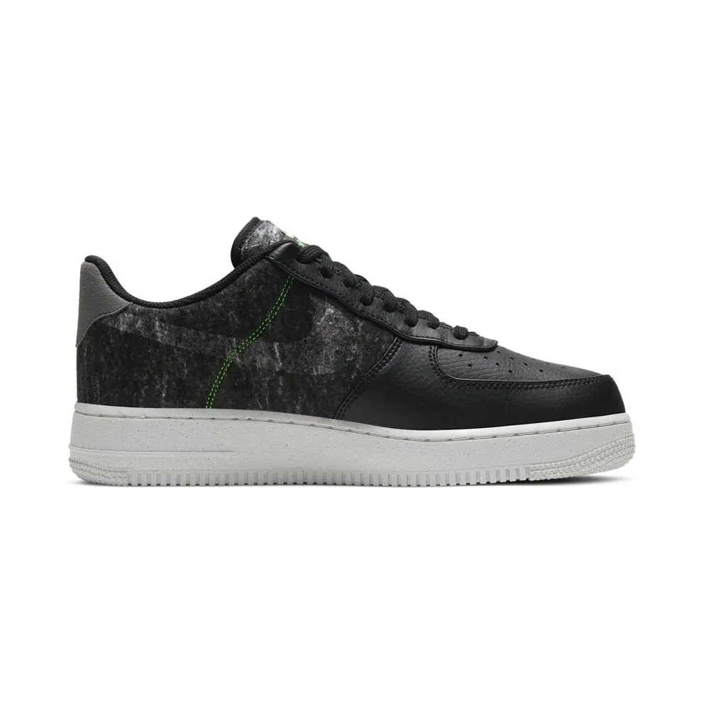 Nike Air Force 1 ’07 LV8 Black Electric Green Black/Electric Green/Light Bone (CV1698-001)