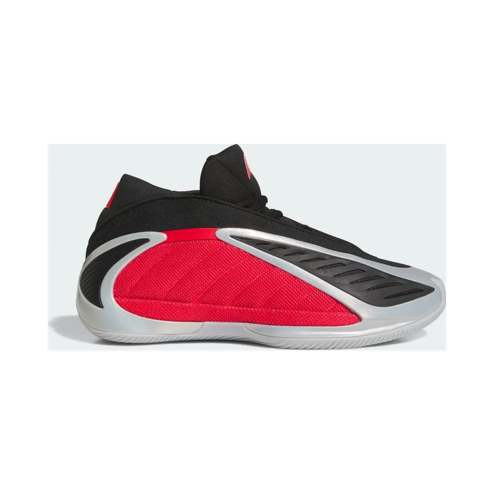 Adidas Anthony Edwards 2 Silver Metallic / Pure Ruby / Core Black (JQ9497)