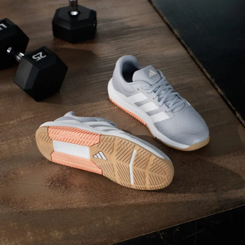 Adidas Dropset Base Training Halo Silver / Cloud White / Beam Orange (JQ1451)