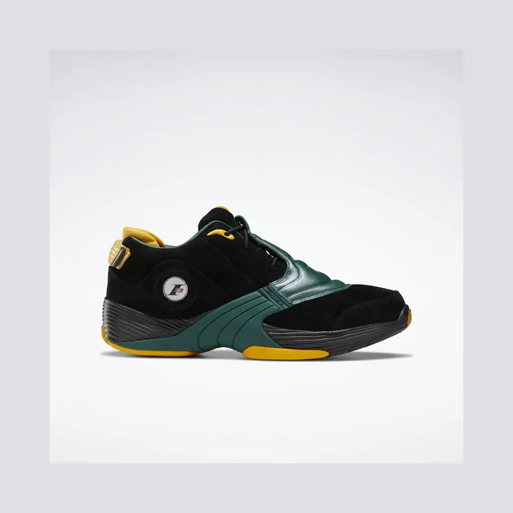 Reebok Answer 5 Bethel Black/Dark Green-Fierce Gold (Other Brands Other)