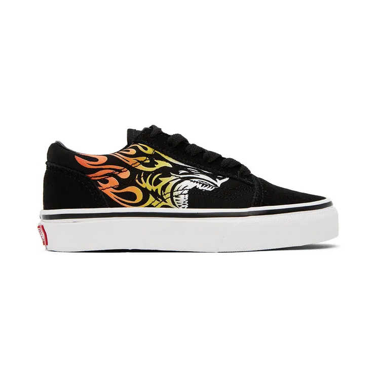 Vans Kids Black Old Skool Sneakers (VN0A7Q5FYHU)