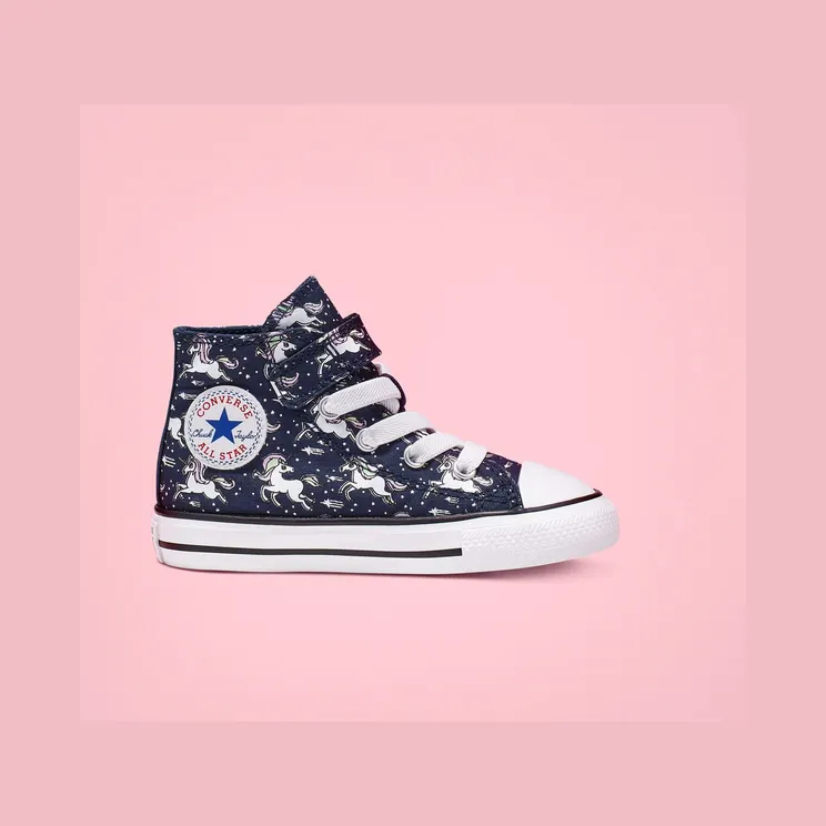 Converse Unicons Hook and Loop Chuck Taylor All Star High Top Navy/black/white (766203C)