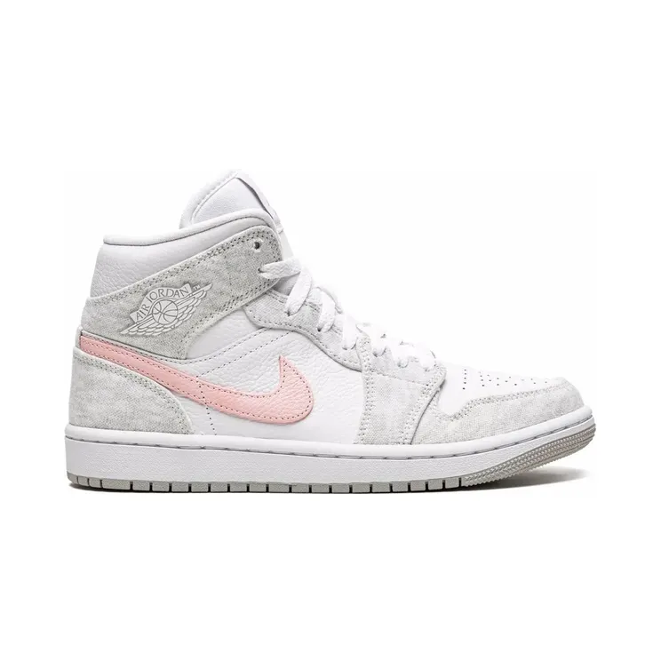 Jordan Air Jordan 1 Mid SE Heather Grey/Pink “White” (DN4045)