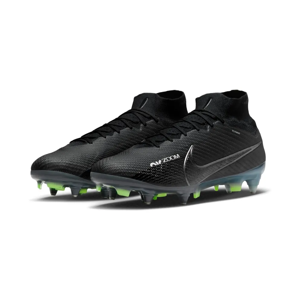 Nike Zoom Mercurial Superfly 9 Elite SG-Pro AC Black White Volt (DJ5166-001)