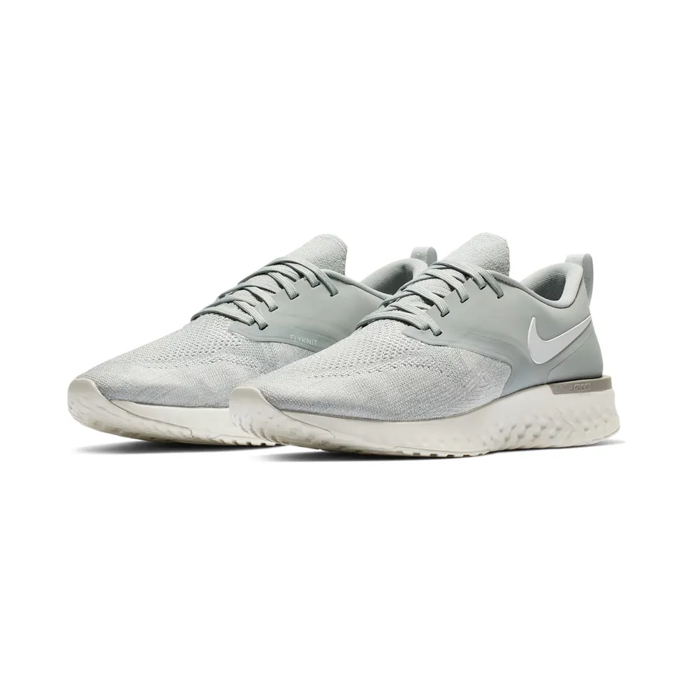 Nike Odyssey React 2 Flyknit Wolf Grey White Wolf Grey/White-Pure Platinum-Light Armory Blue (AH1015-001)