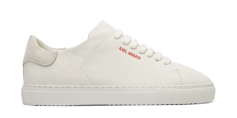 Axel Arigato Clean 90 Sneaker “White,Red” (F4621001)