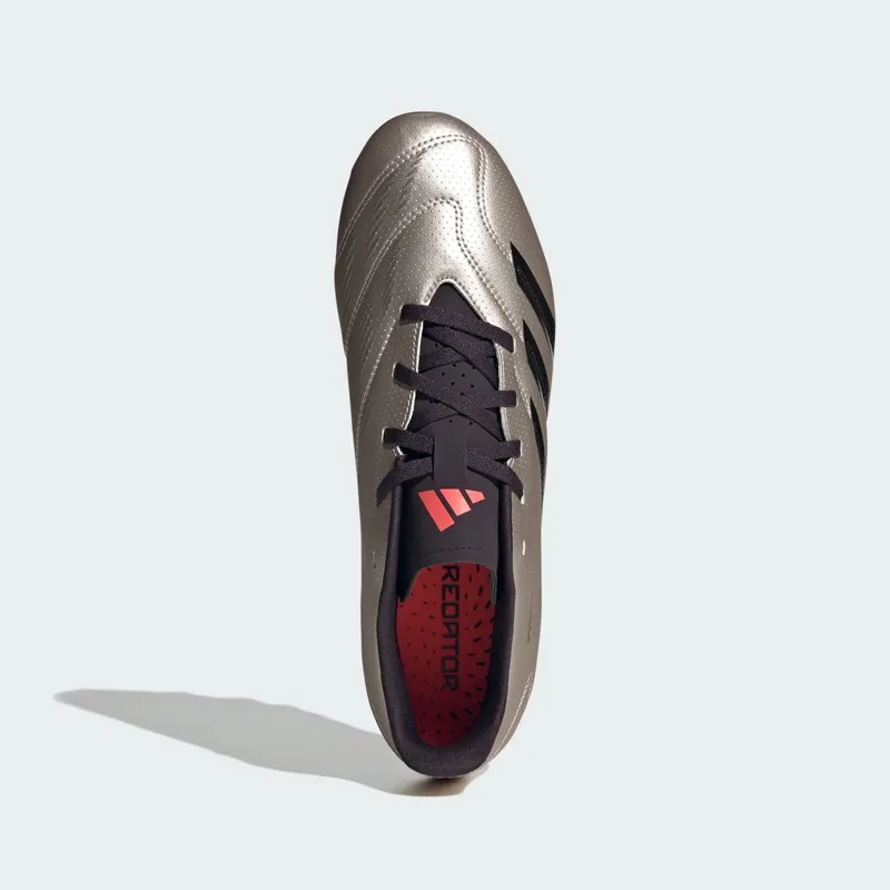 adidas Predator Club Multi-Ground Platinum Metallic Aurora Black Turbo (IF6341)