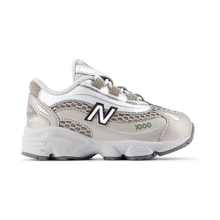 New Balance 1000 Bungee Lace Arid Stone Light Silver Metallic (IV1000NK)