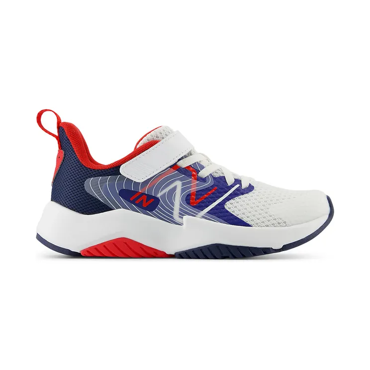 New Balance Rave Run v2 Bungee Lace Team Royal White True Red (YTRAVAM2)
