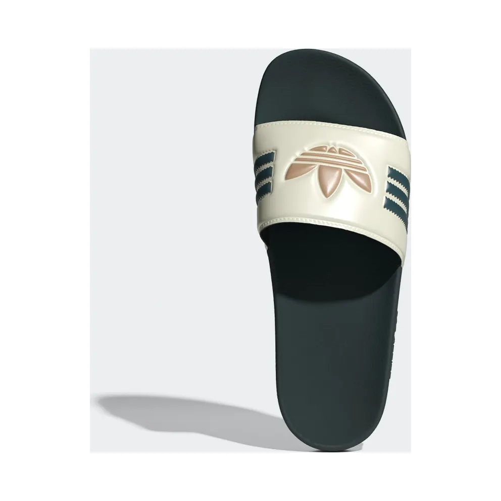 Adidas adilette Slides Cream White / Mineral Green / Warm Sandstone (JH7764)