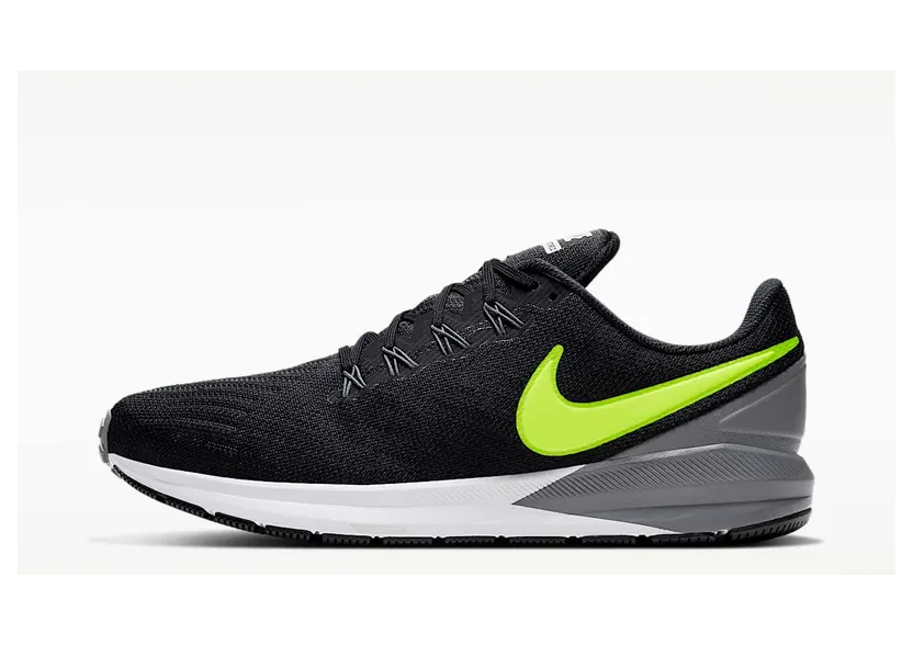 Nike Air Zoom Structure 22 ‘Black Volt’ “Black / Smoke Grey / Grey Fog / Volt” (CW2641-001)