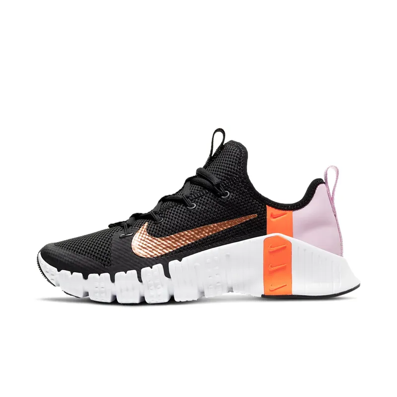 Nike Free Metcon 3 Black Metallic Copper (W) “Black / Light Arctic Pink / Hyper Crimson / Metallic Copper” (CJ6314-086)