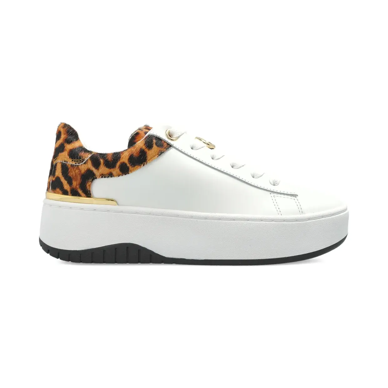 Michael Kors Strukturierte mit Leopardenmuster “White” (43F5DTFS4L)