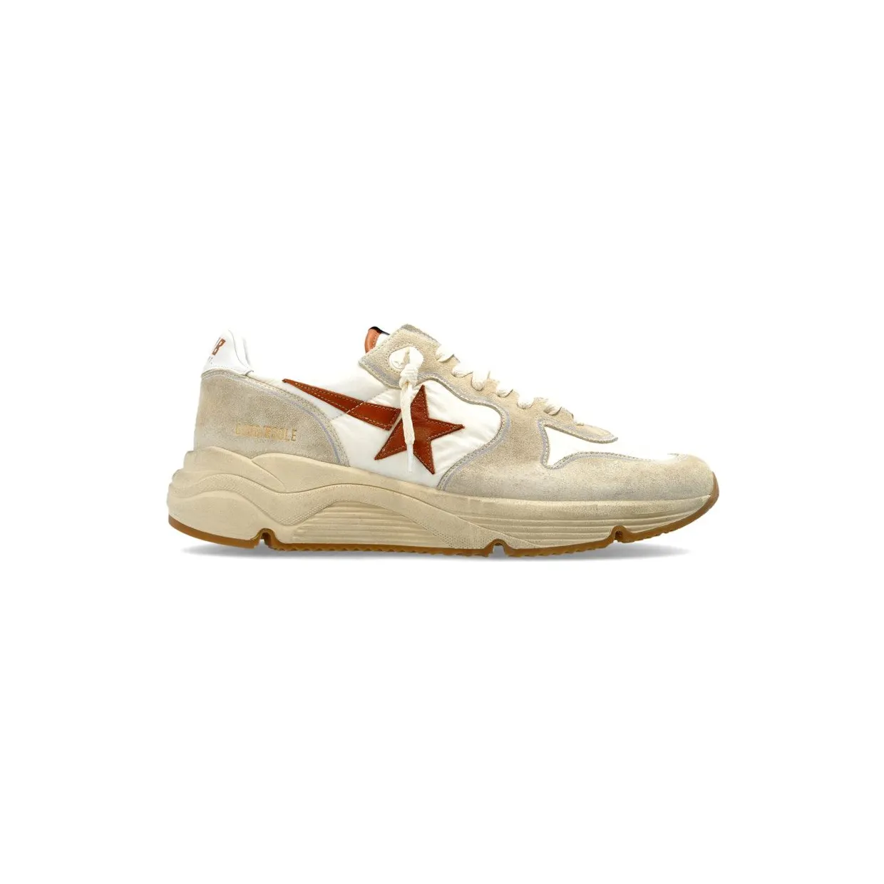 Golden Goose Running Sole White Beige Brown (GMF00126.F008153.10550)