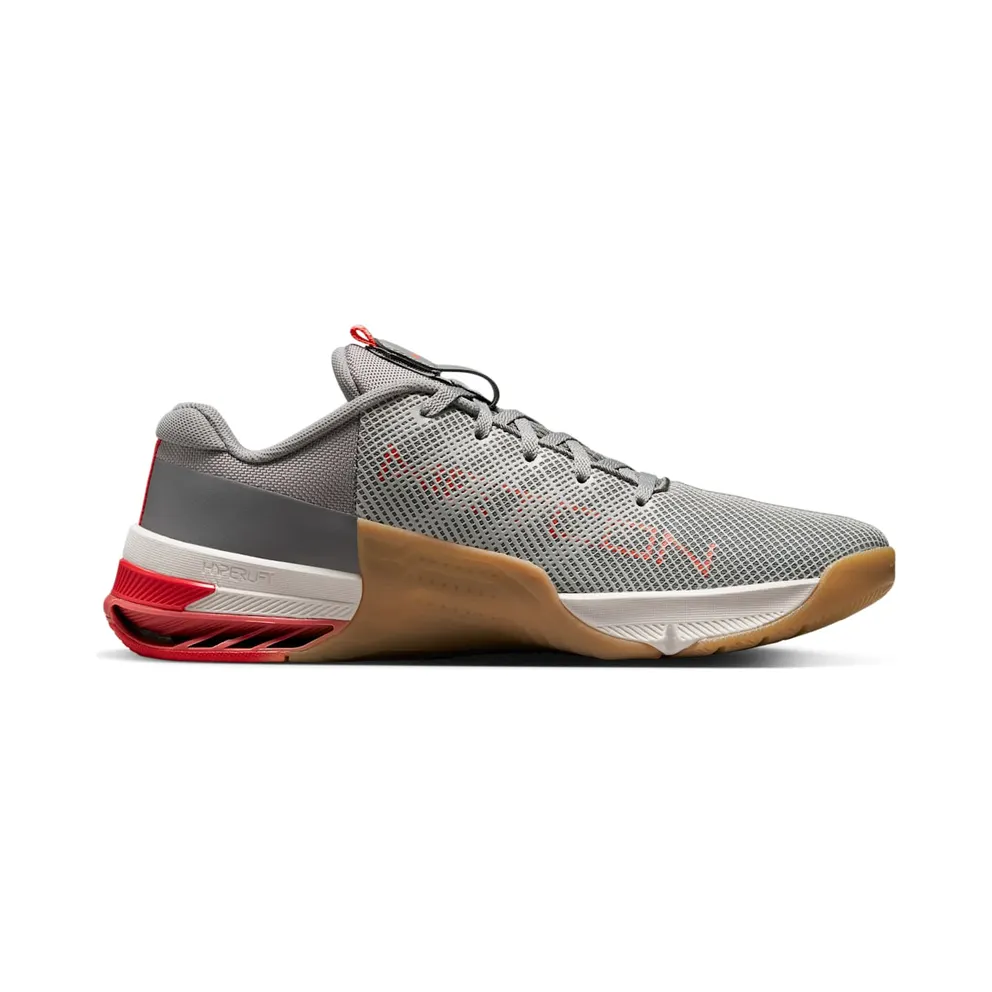 Nike Metcon 8 “Flat Pewter Flat Pewter Light Crimson Gum” (DO9328-005)