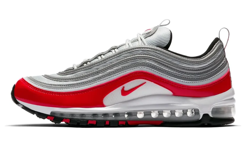 Nike Air Max 97 Pure Platinum University Red