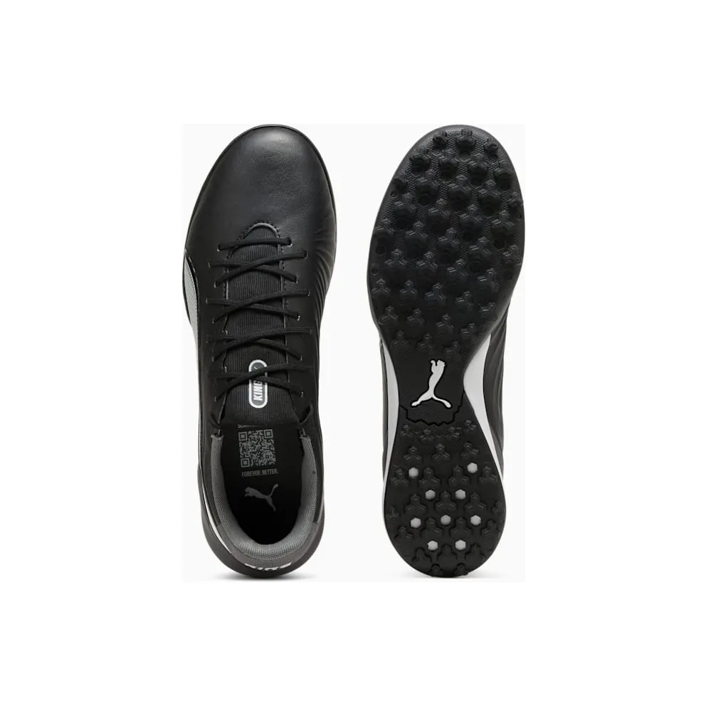 Puma King Match TT Black White Cool Dark Gray (107879-01)