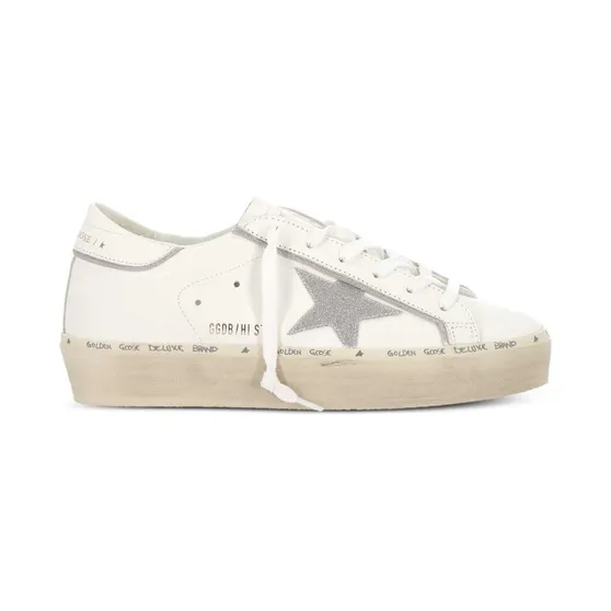 Golden Goose Hi Star White Silver Off-White