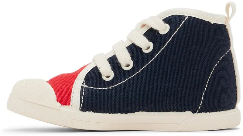 TINYCOTTONS Baby Navy Color Block Navy/Deep Red KB1 (AW22-362)