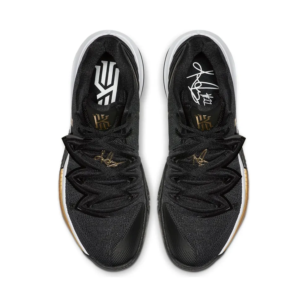 Nike Kyrie 5 Black Metallic Gold Black/Metallic Gold-White (AO2918-007)