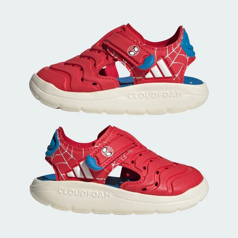 adidas Water Sandals Marvel Spider-Man Pure Ruby (JQ4402)